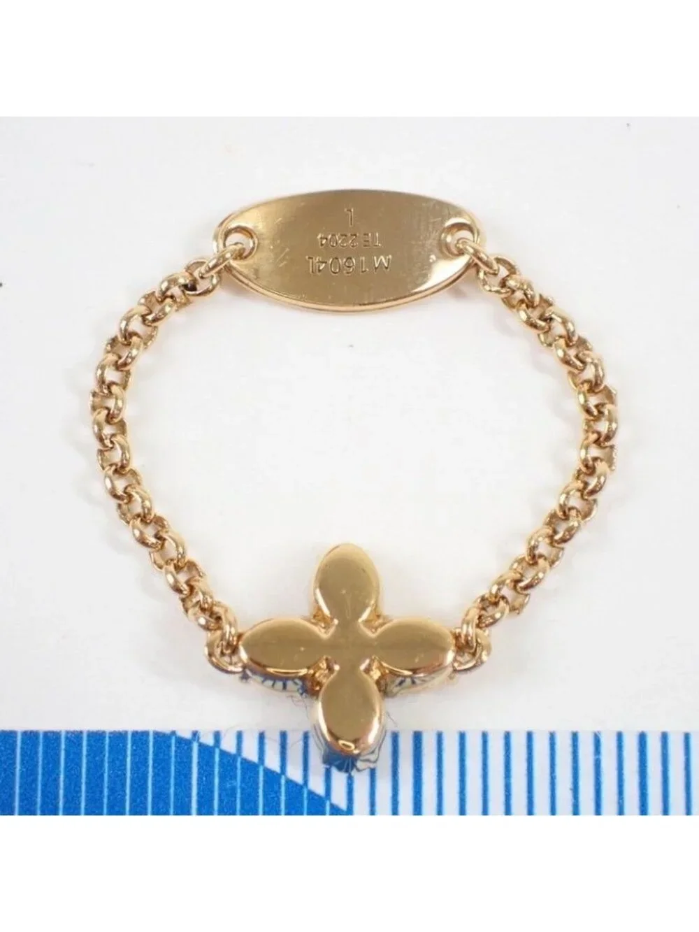 Louis Vuitton Ring Set LV Gold Metal - Picture 6 of 9